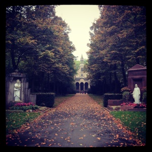 Nordfriedhof - beautiful cemetery in North Bonn
